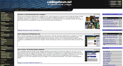 Desktop Screenshot of cordageforum.net